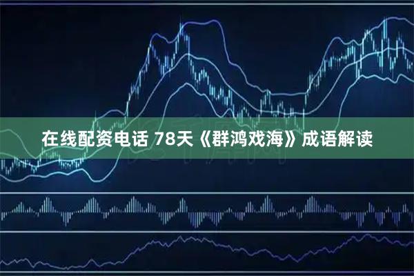在线配资电话 78天《群鸿戏海》成语解读